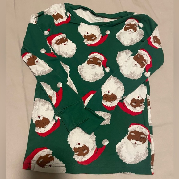 Carter's Kids Holiday Pajama Sets - Green Santa Print & Red Elf Stripes - Size 7 - Picture 3 of 6